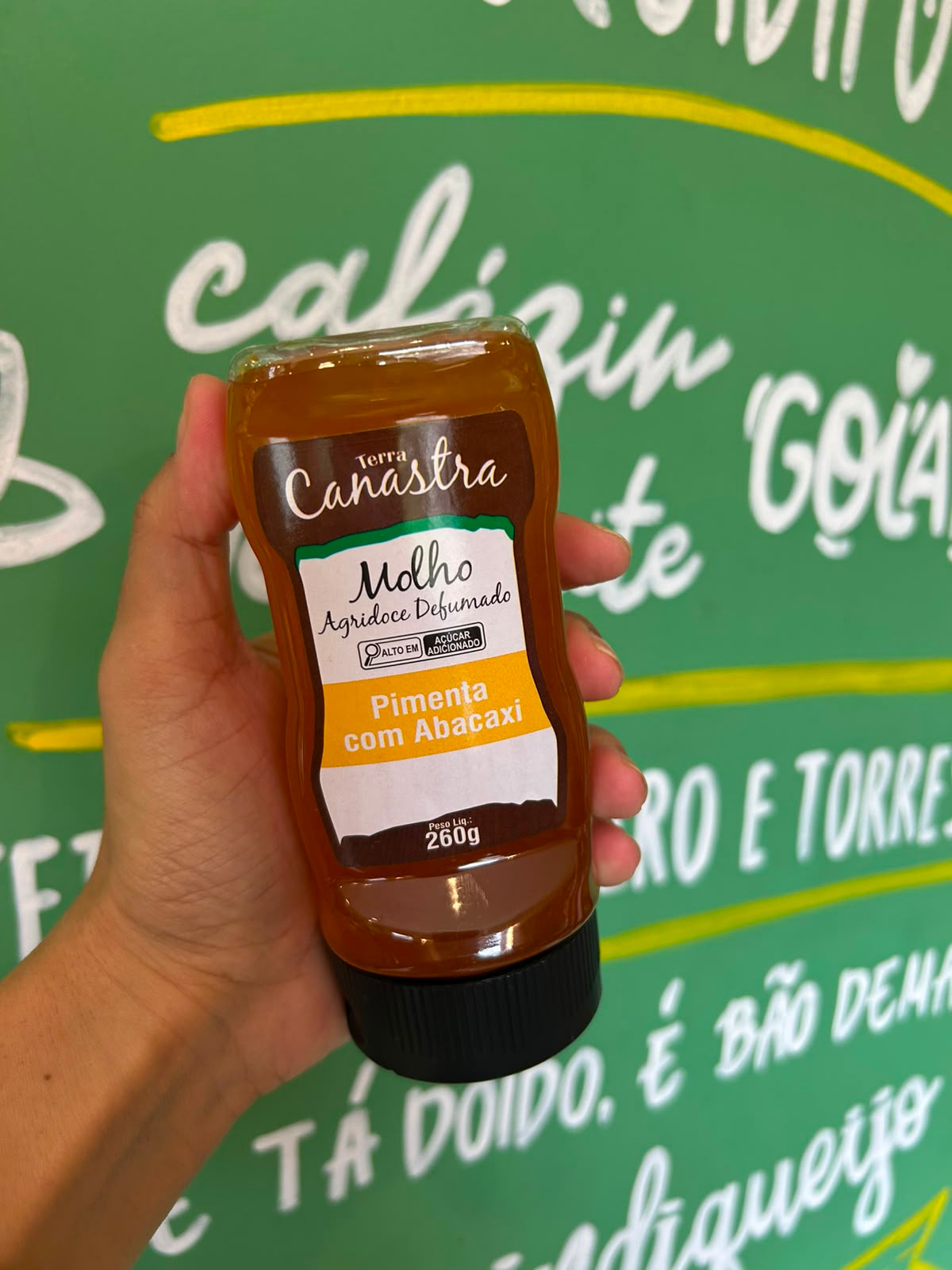 Molho Agridoce Defumado de Pimenta com Abacaxi  Terra Canastra - 260g