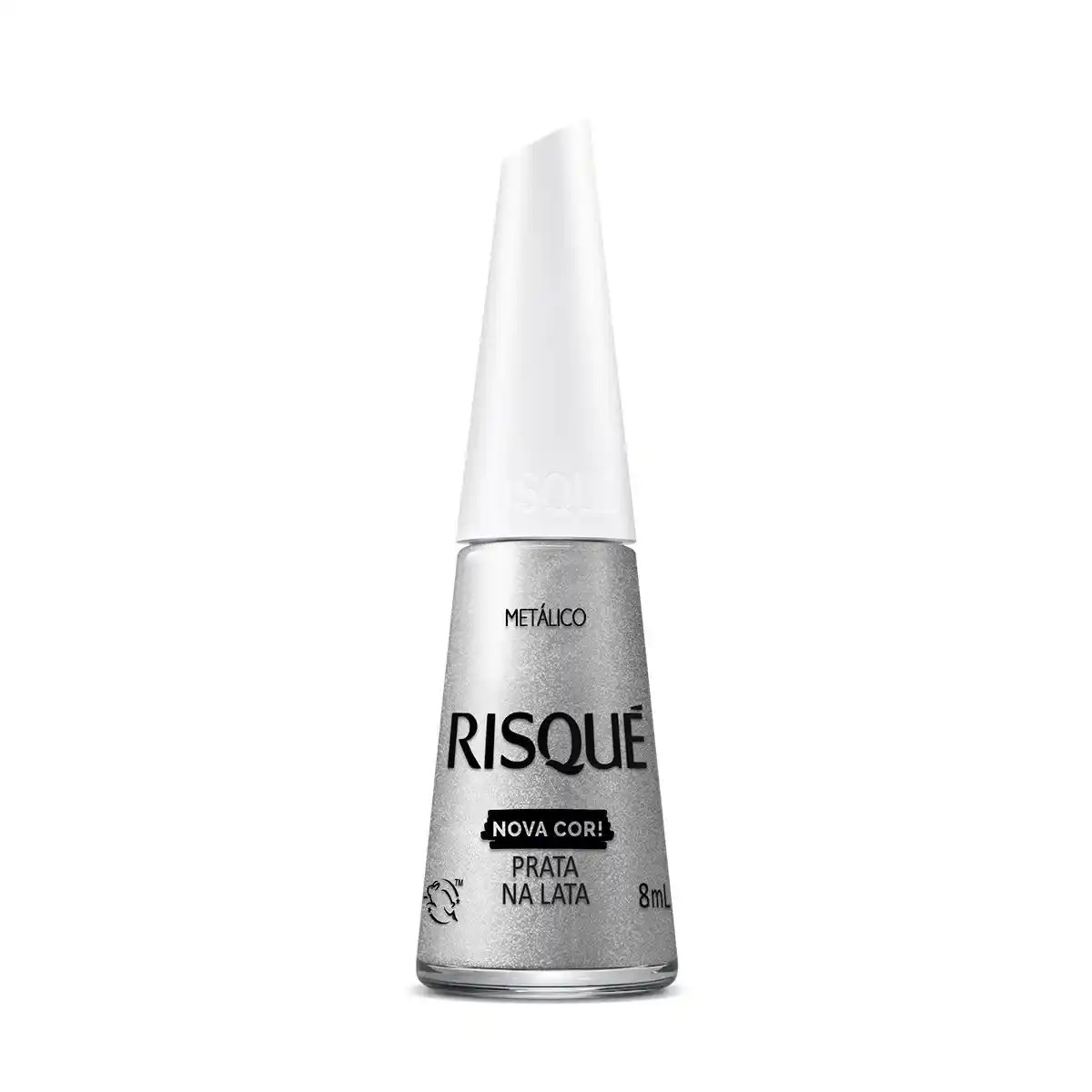 ESMALTE RISQUE PRATA NA LATA X 8ML