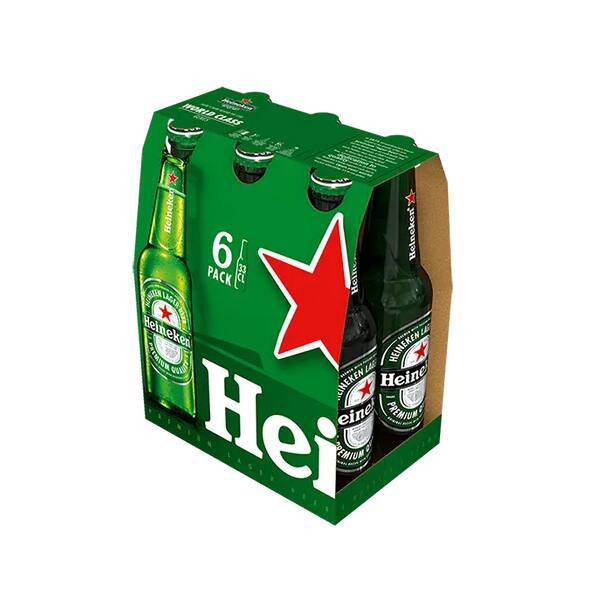 Heineken Long Neck 330 ml Six-Pack (06 Unidades)