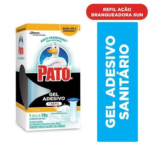 Gel Adesivo Pato Ação Branqueadora Refil 6 Un