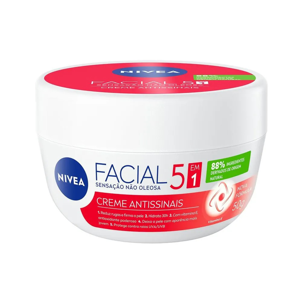 CREME FACIAL NIVEA ANTISSINAIS PT50G