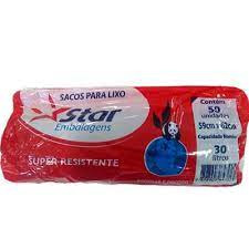 SACO DE LIXO 30 LT STAR 