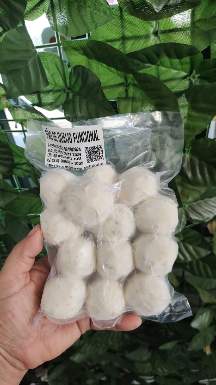 PÃO DE QUEIJO FIT 380 GRAMAS Congelado