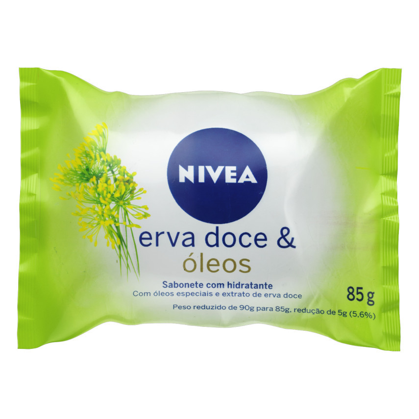 SABONETE NIVEA 85G HIDR ERVA DOCE