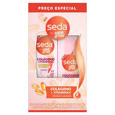 Kit Seda Sh+Cond Colageno Vitamina C 325ml