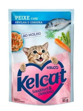 Sache Kelcat Peixe 85g 