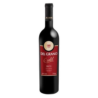 Vinho Tinto Del Grano Gold Seco Garrafa 750ml