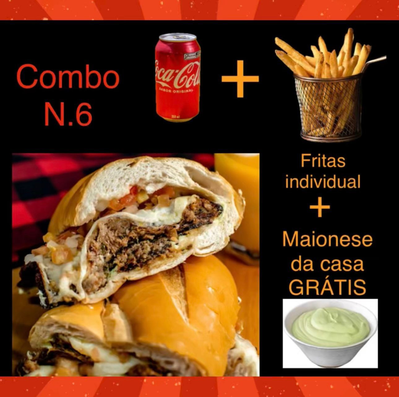 COMBO 6 BAGUETE DE COSTELA DESFIADA