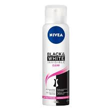 DESOD AEROSOL NIVEA FEM INVISIBLE BLACK/WHITE CLEAR 150ML