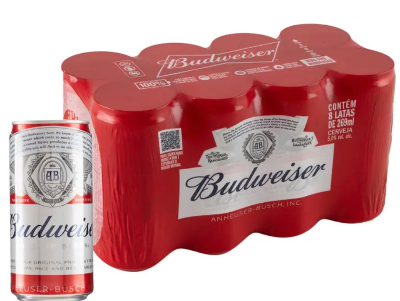 FARDO DE BUDWISER  LATA 350ML C/12
