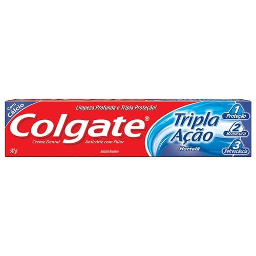 Creme Dental Tripla Ação Hortelã Colgate 90 g