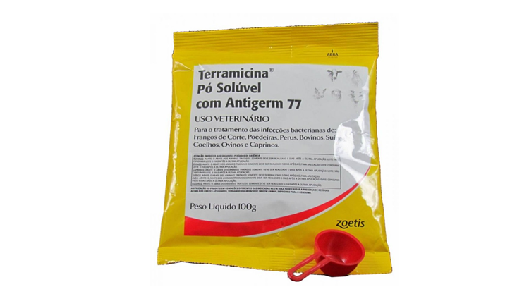 Terramicina Pó Solúvel com Antigerm 77 100g
