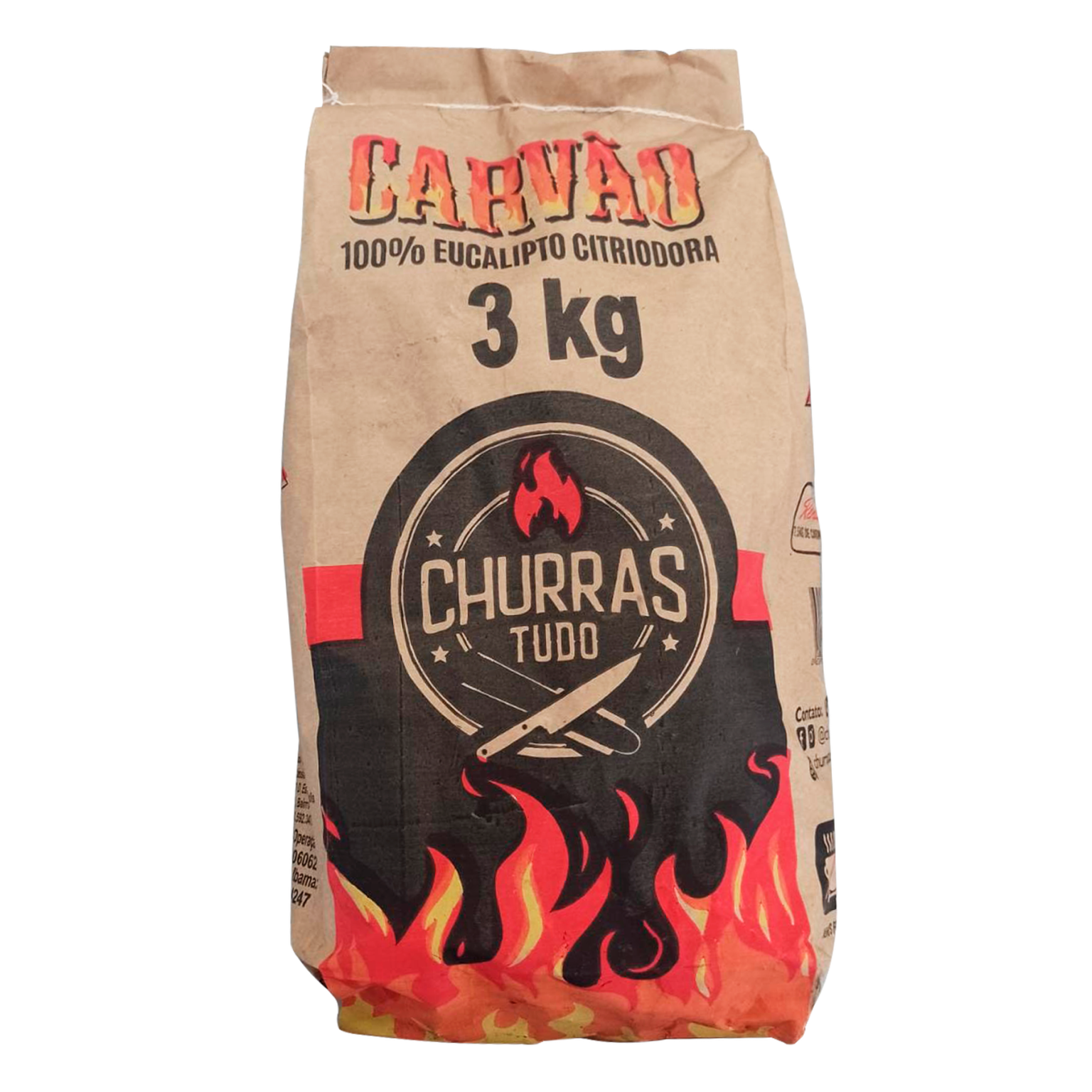 Carvão Churras Tudo 3kg