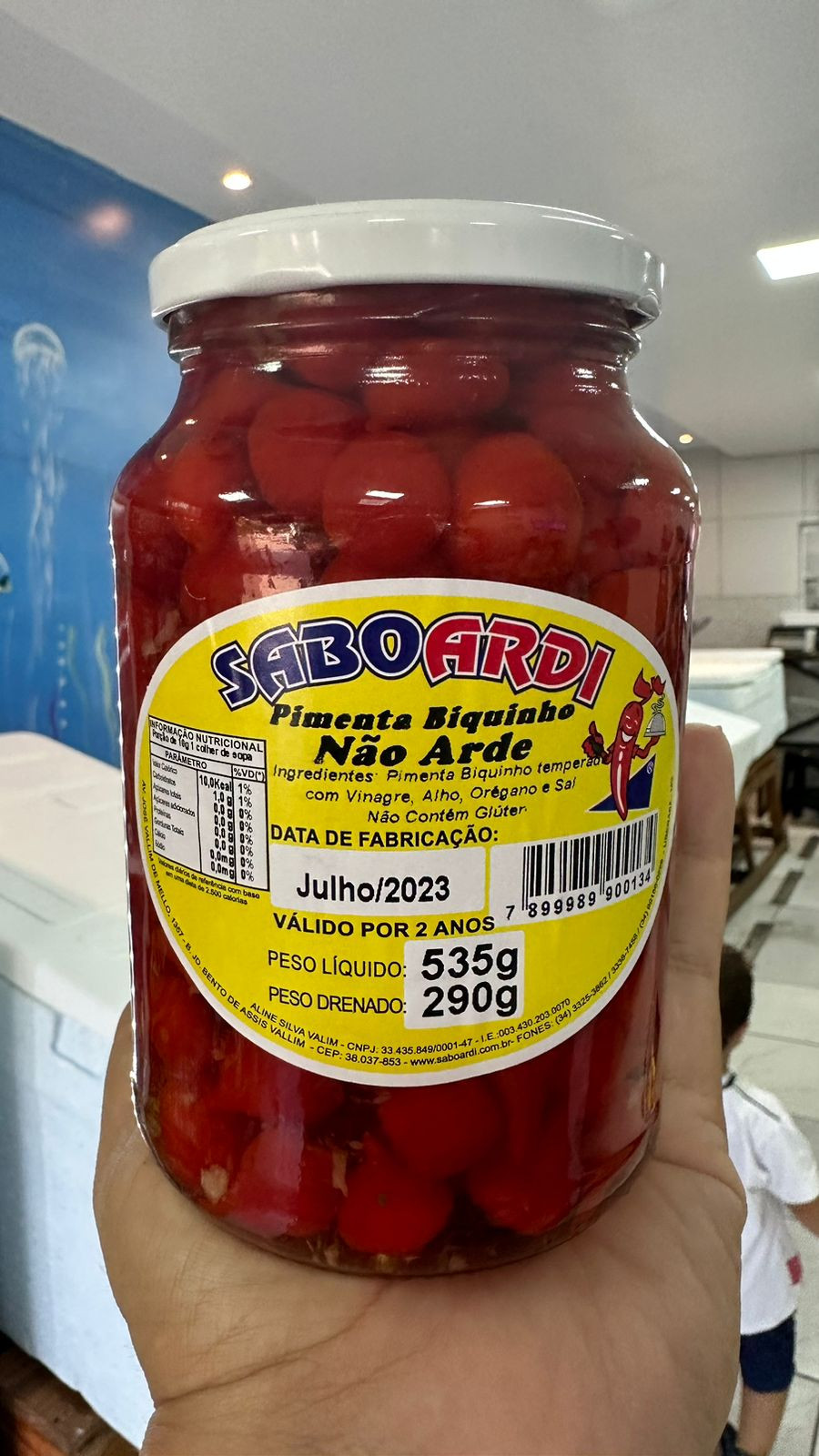 Pimenta Biquinho (535g)