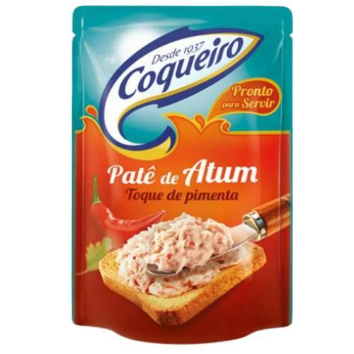 Patê de Atum com Toque de Pimenta Coqueiro Sachê 170g