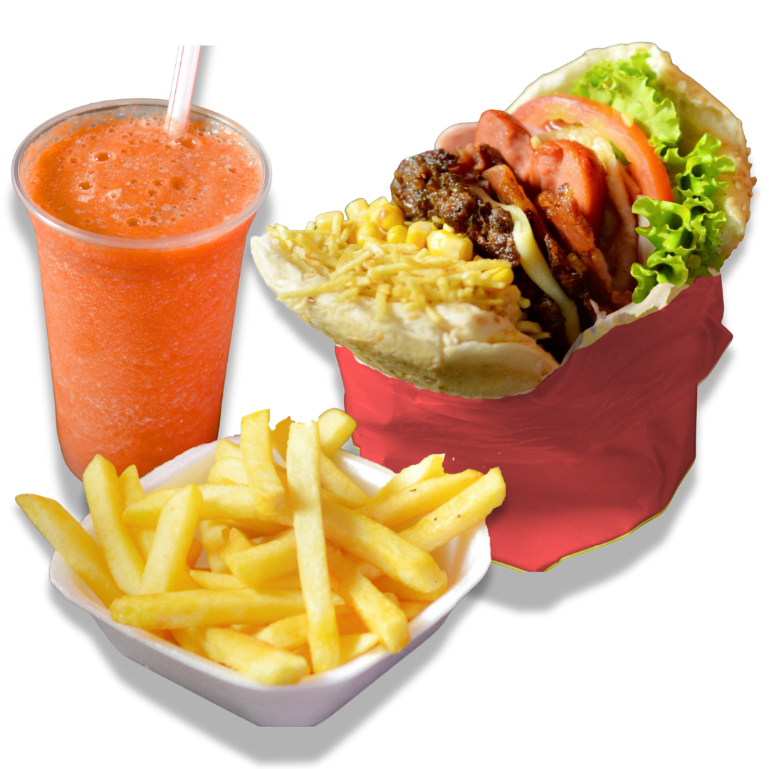 K-Tudo + Batata + Suco