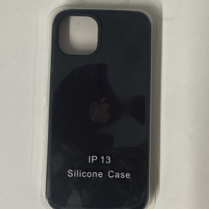 CAPA PRETO IPHONE 13 SILICONE CASE