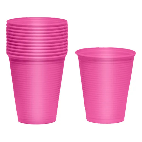 COPO DESCARTAVEIS ROSA 200ML C/50UN