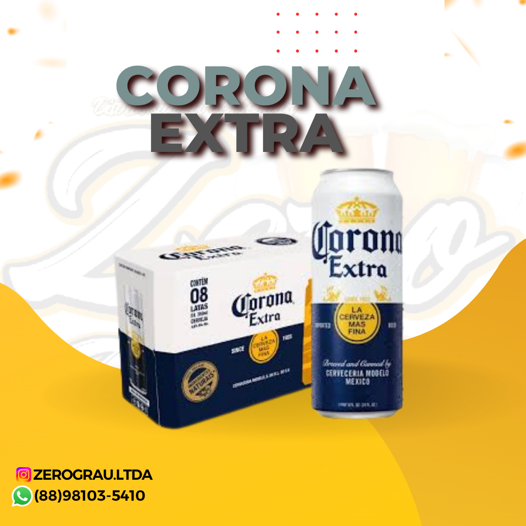 CERVEJA CORONA EXTRA LATA SLEEK 350ML