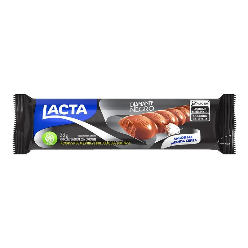 Chocolate Lacta Diamante Negro 28g