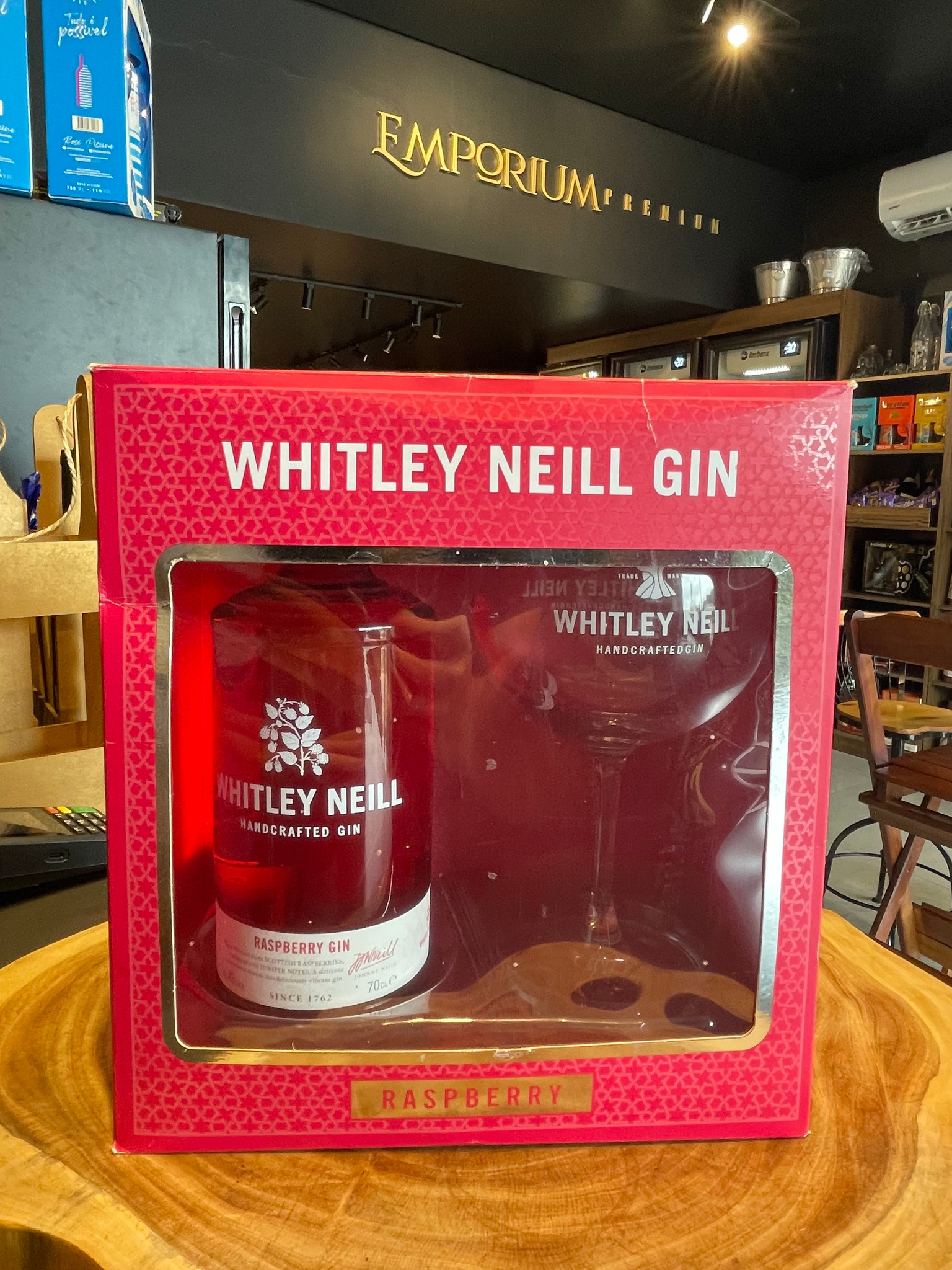 Whitley Neill Gin com Copo Raspberry