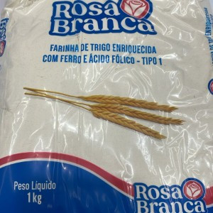 FARINHA DE TRIGO ROSA BRANCA 1KG