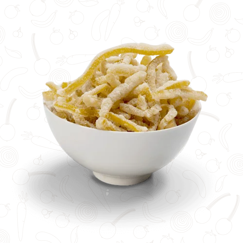 Laranja Tiras Cristalizada 100g