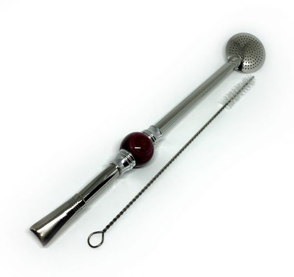 BOMBA P/CHIMARRAO INOX PEDRA BOLA C/LIMPADOR
