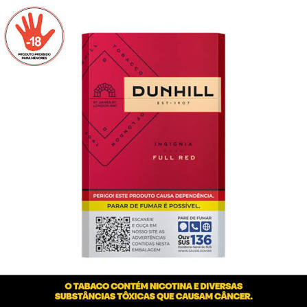 CIGARRO FULL RED INSIGNIA DUNHILL BOX