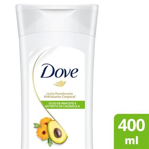 Loção Desodorante Hidratante Corporal Óleo de Abacate e Extrato de Calêndula Dove 400ml