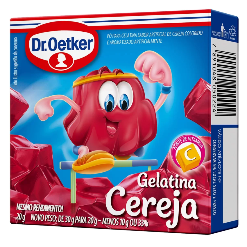 GELATINA DR.OETKER CEREJA CX20G