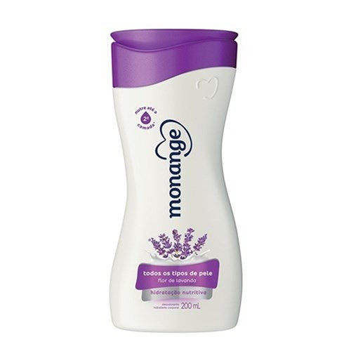 CREME HIDRATANTE MONANGE FLOR DE LAVANDA 200ML