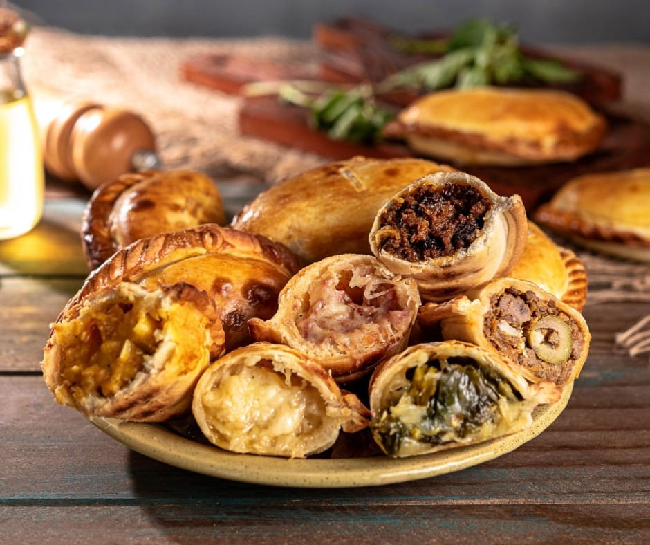 18 Empanadas com desconto.