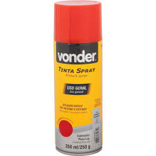 Tinta Spray Vermelho 350ml/250g - Vonder