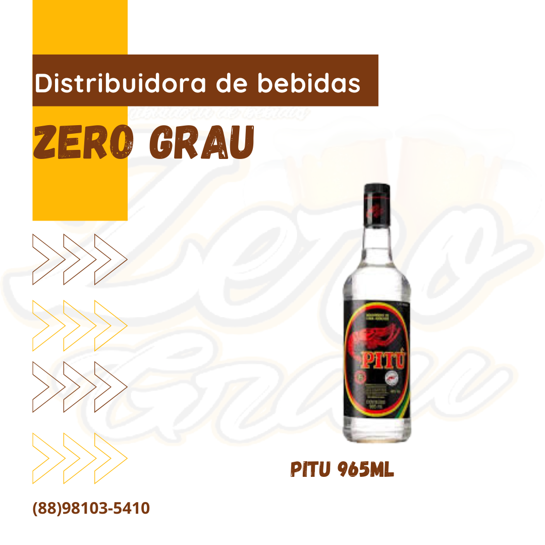 CACHAÇA PITU 965ML