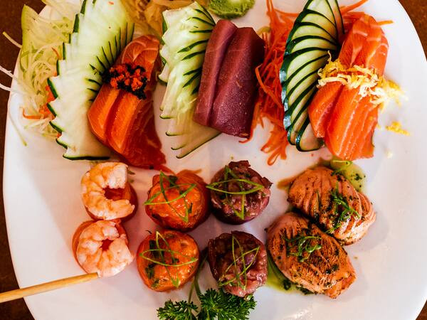 Combinado Salmão, Camarão e Atum