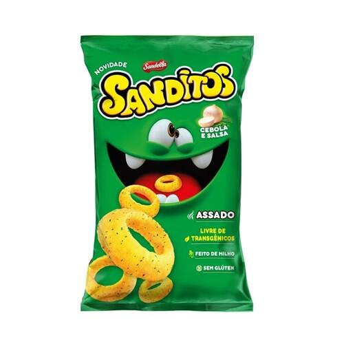 Salgadinhos Cebola e Salsa Sanditos 55g