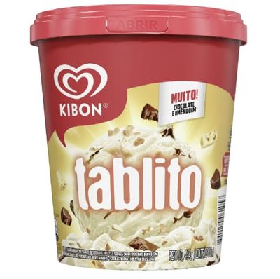 Sorvete Tablito Kibon 800ml