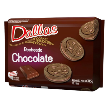 BISC RECHEADO DALLAS CHOCOLATE ZERO LACTOSE 345G