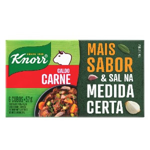 CALDO KNOR CARNE 6 UNID 57G