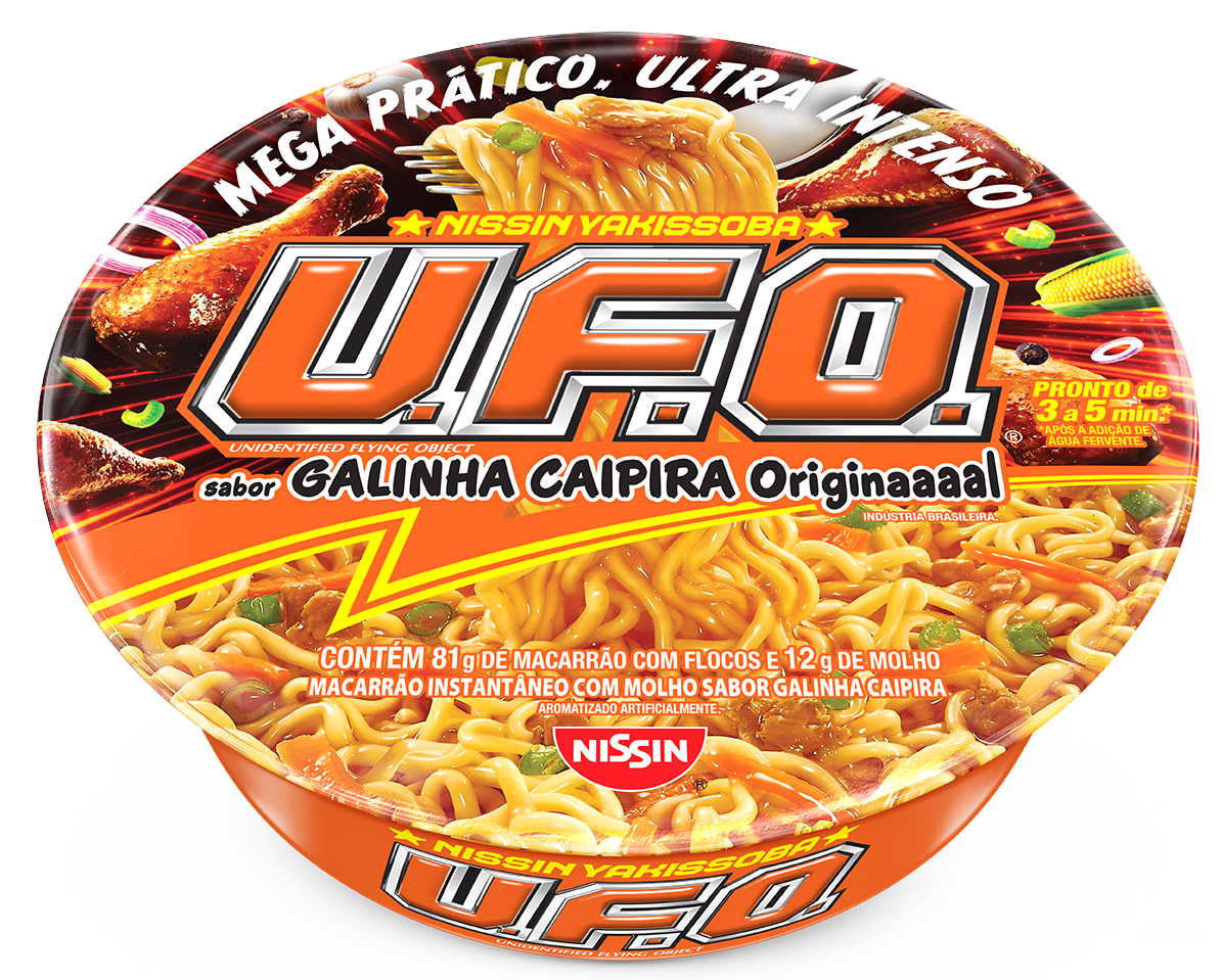 MACARRÃO NISSIN UFO GALINHA CAIPIRA 93G MIOJO