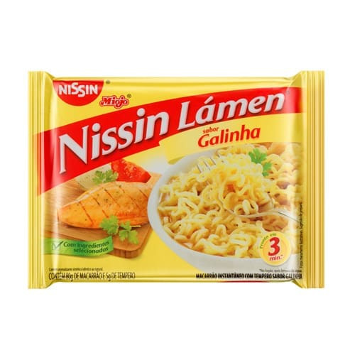 Macarrão Instantâneo Nissin Sabor Galinha 80g