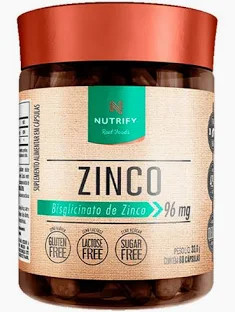 Vita Zinco Quelato Bisglicinato Nutrify 60cp