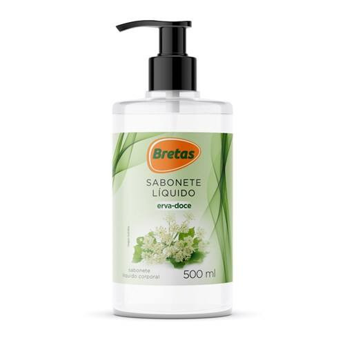 Sabonete Líquido com Pump Erva Doce Bretas 500ml