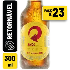 Cerveja Skol Pilsen Descartável 300ml  