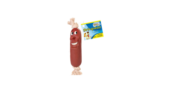 Brinquedo Dog Toy Salsicha. Unidade.