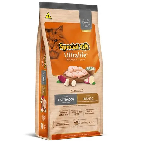 Special Cat Ultralife Gato Castrado Frango 10kg