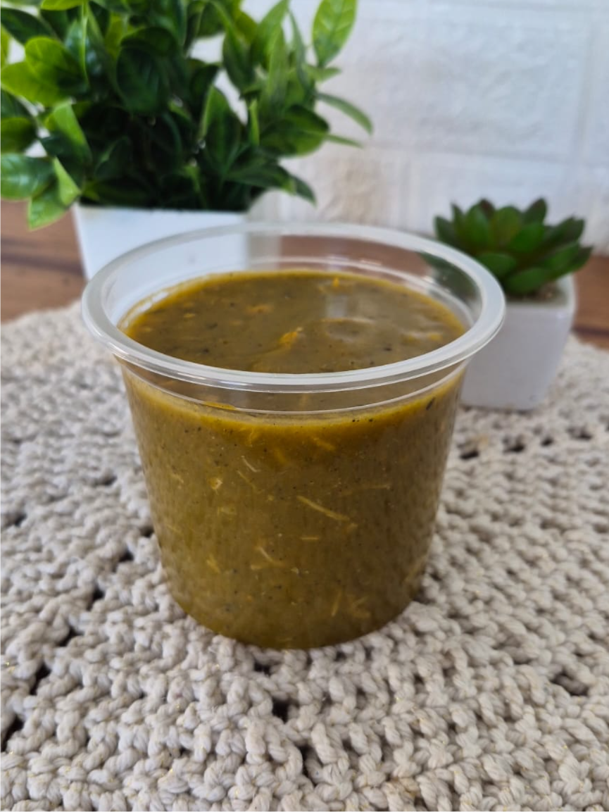 CALDO LEGUMES C/ FRANGO (DETOX) 380 ML Congelado.