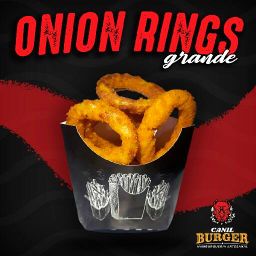 Porção grande de onion Rings