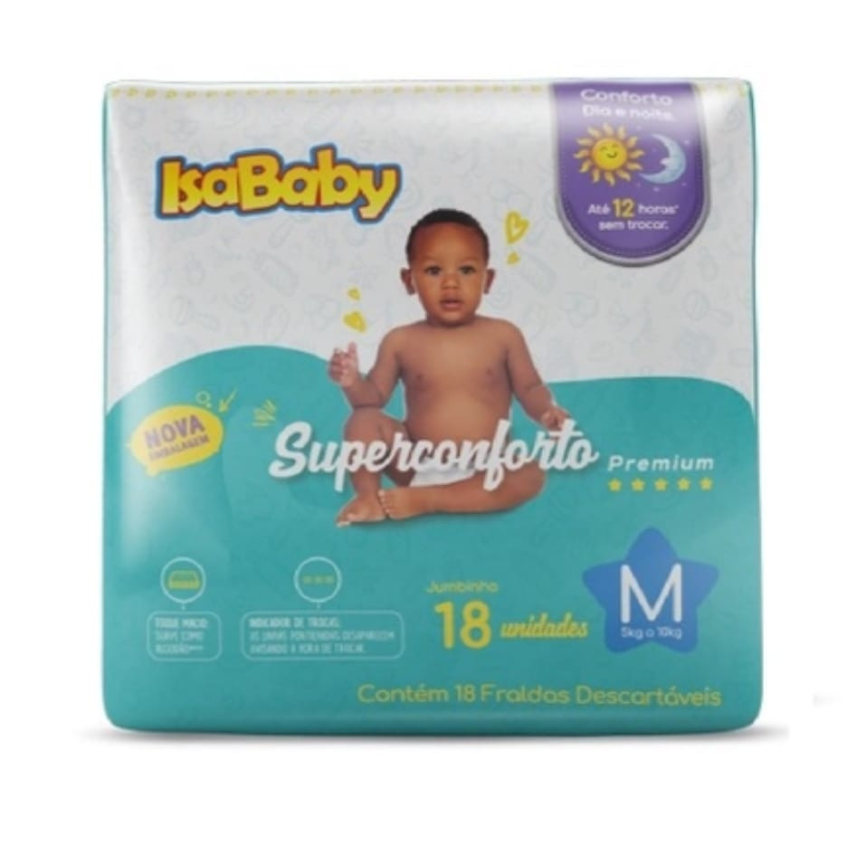 FRALDA ISABABY PREMIUM M 18UN